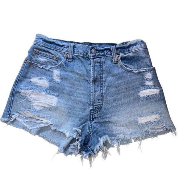 Abercrombie & Fitch Pants - ABERCROMBIE & FITCH Vintage High Rise denim jean Shorts Women’s size 28